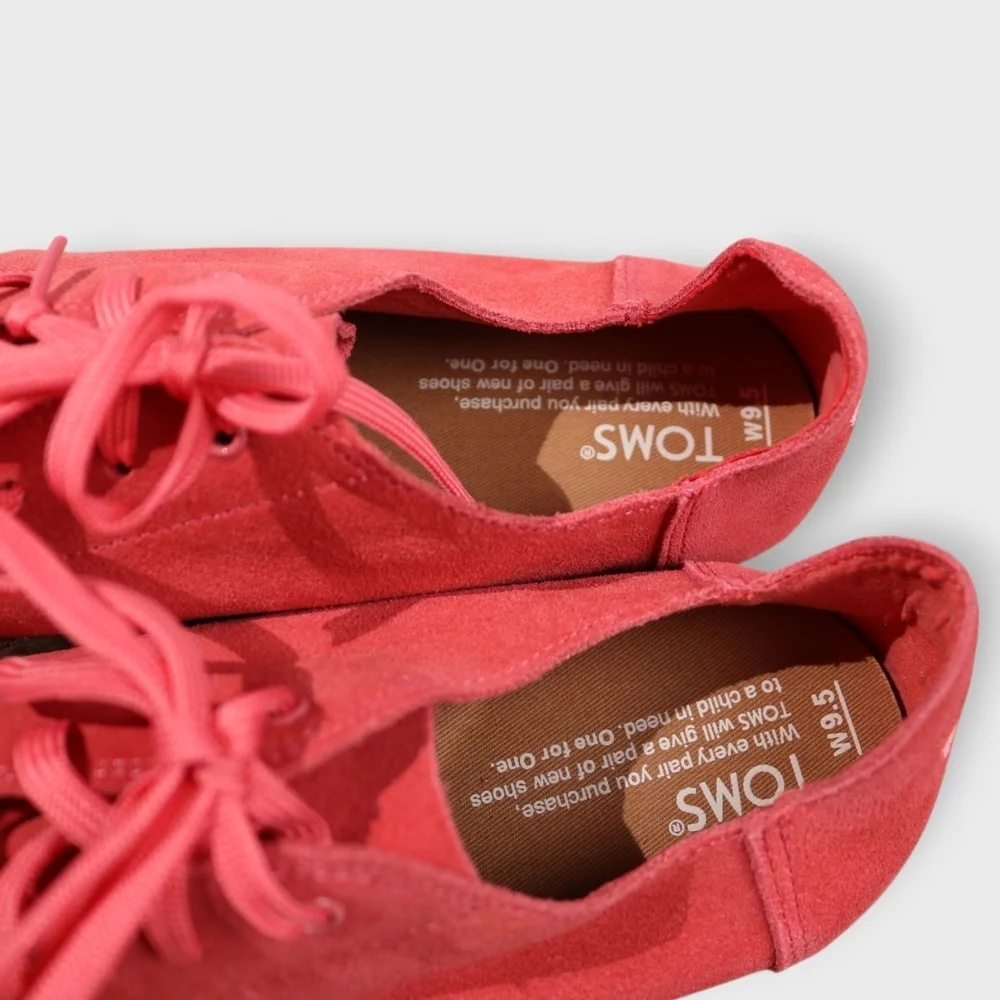 Women's Red Suede Sneakers